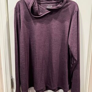 BCG Purple Hoodie Shirt Top Sz 1x Activewear